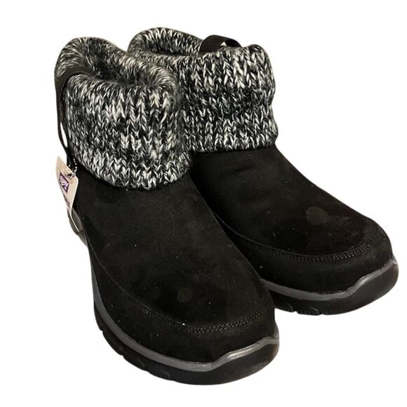 Skechers Women's Easy Going Heighten Black Booties Size 9.5 - Picture 4 of 11